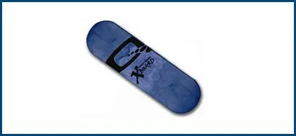 Blue color skateboard